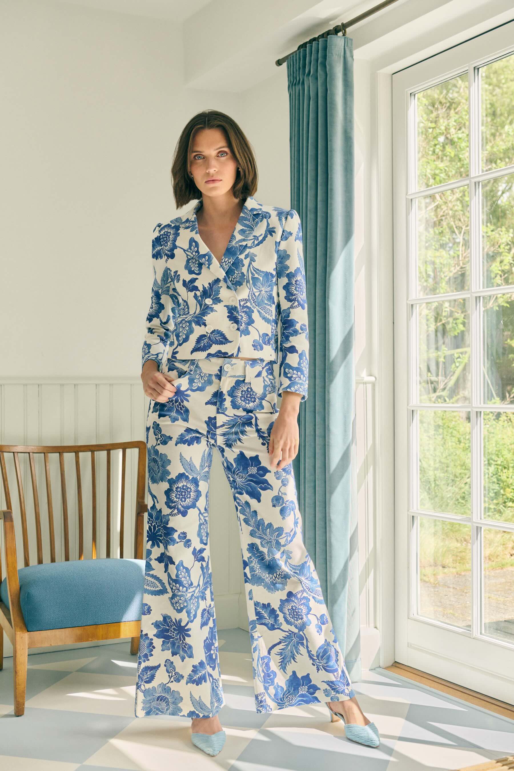 LuccaDEA Pants Bloom Midnight