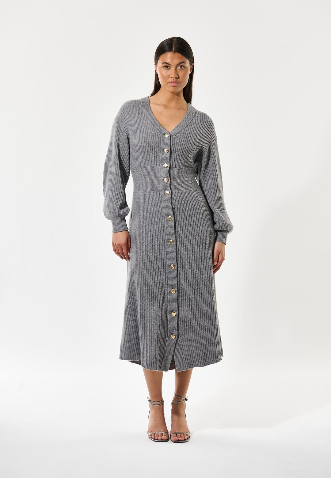 Leonora Grey Dress