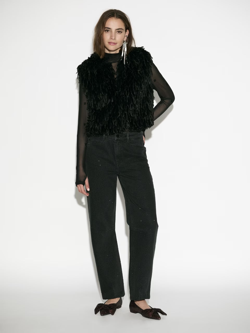 Frisson Waistcoat Black