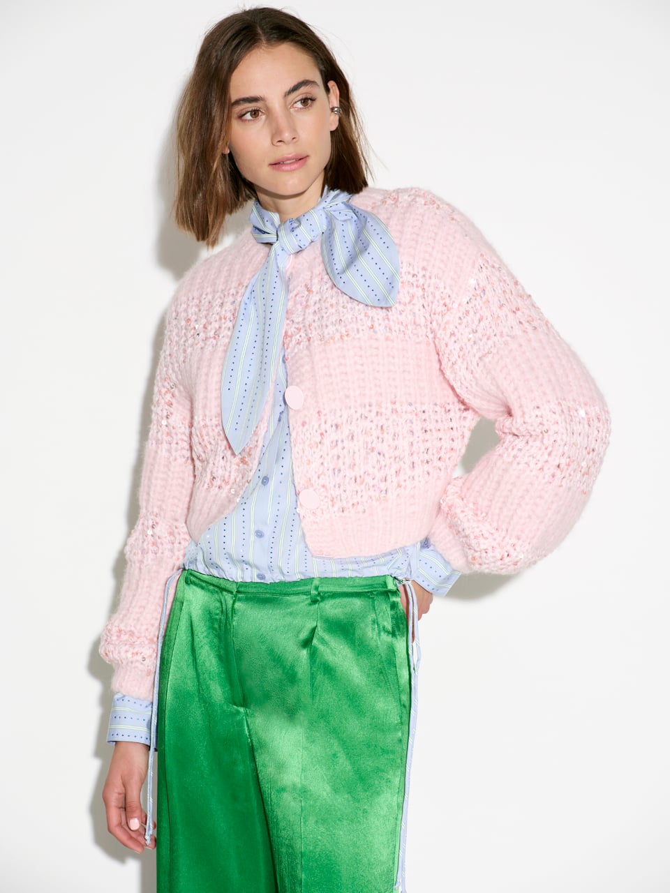 Juna Cardigan Rose Quartz