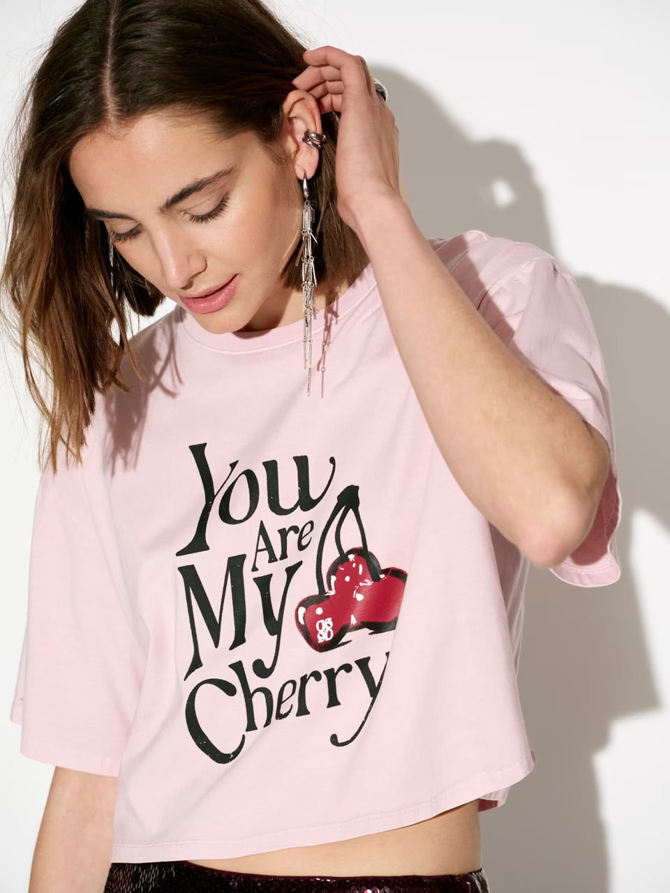 Cherry Tee Rose Quartz