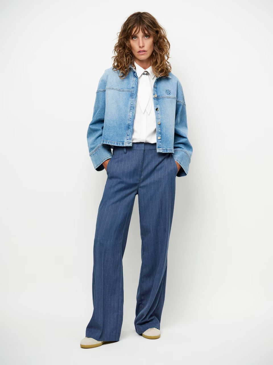 Alain Pants Steel Blue