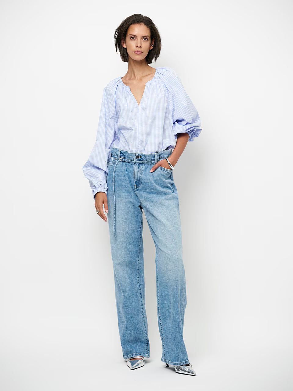 Orit Blouse Blue Mist