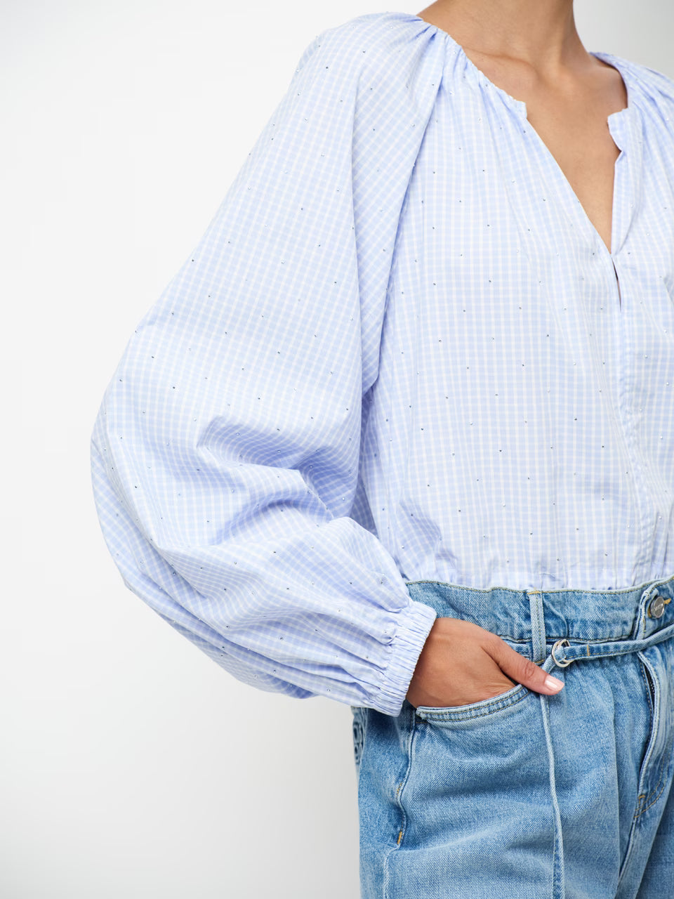 Orit Blouse Blue Mist