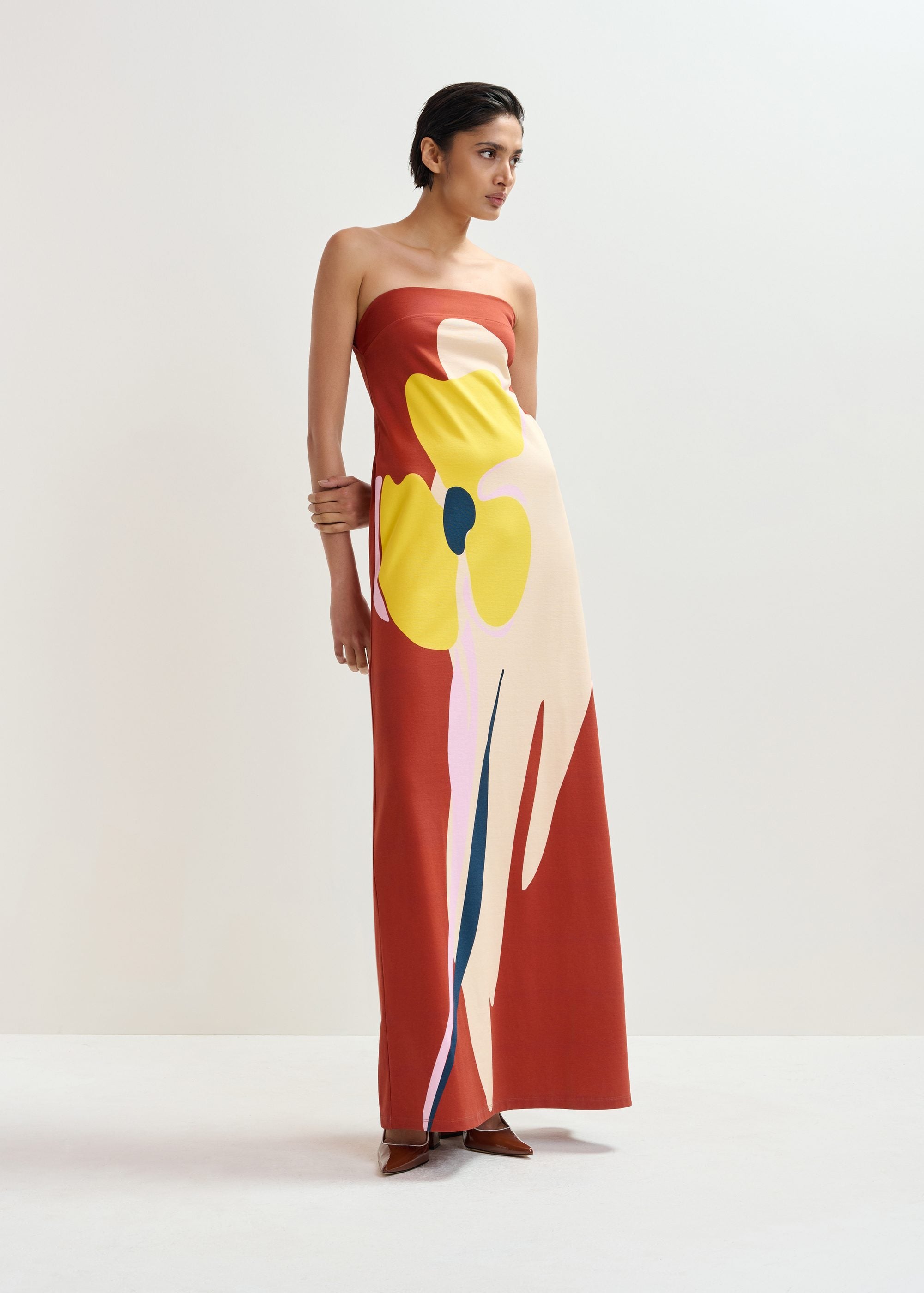 Jannick Dress Rust