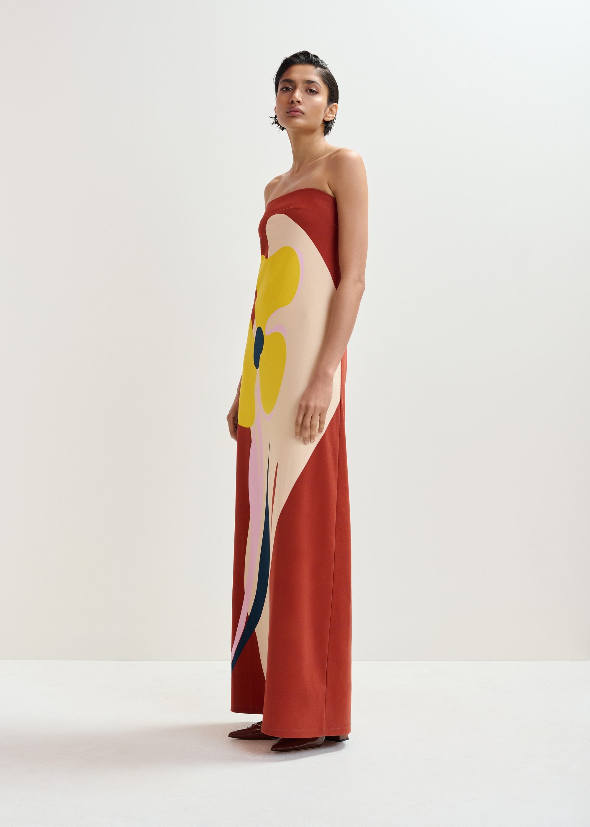 Jannick Dress Rust