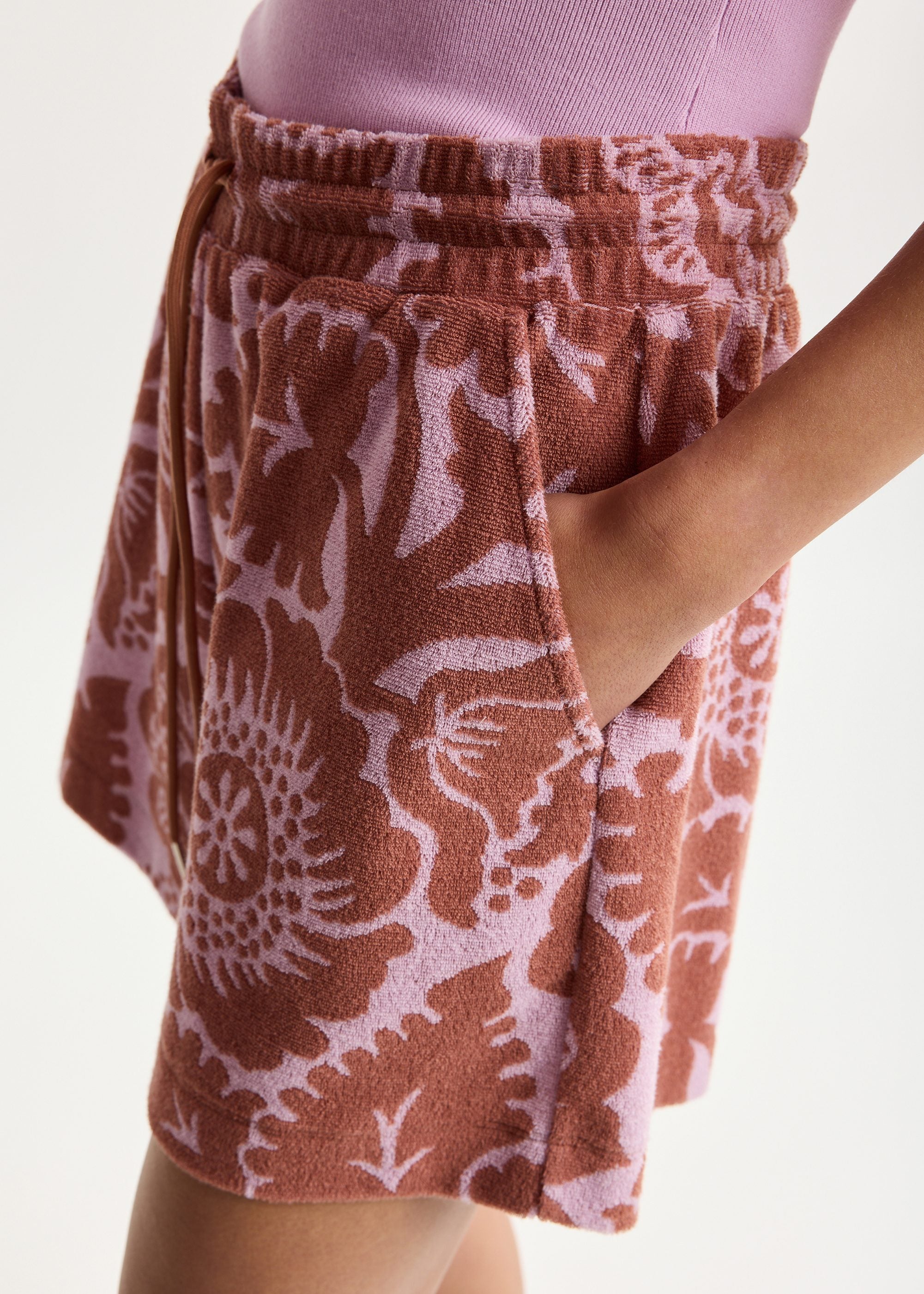 Jorton Shorts Pink Brown