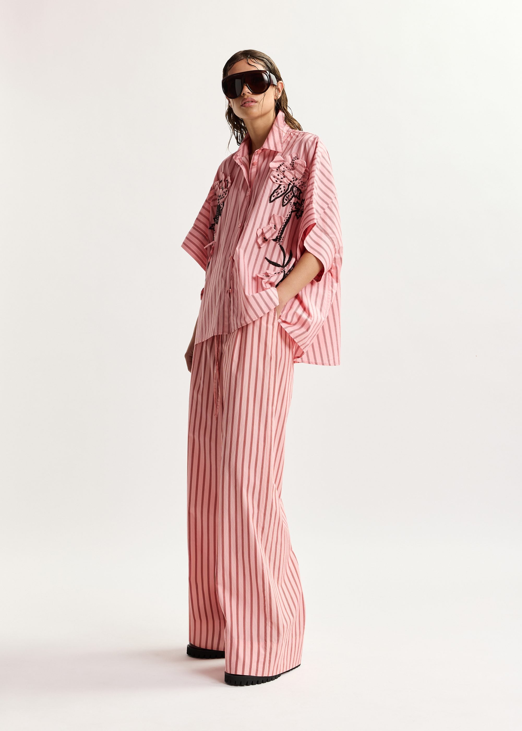 Jouise Pants Pink Red