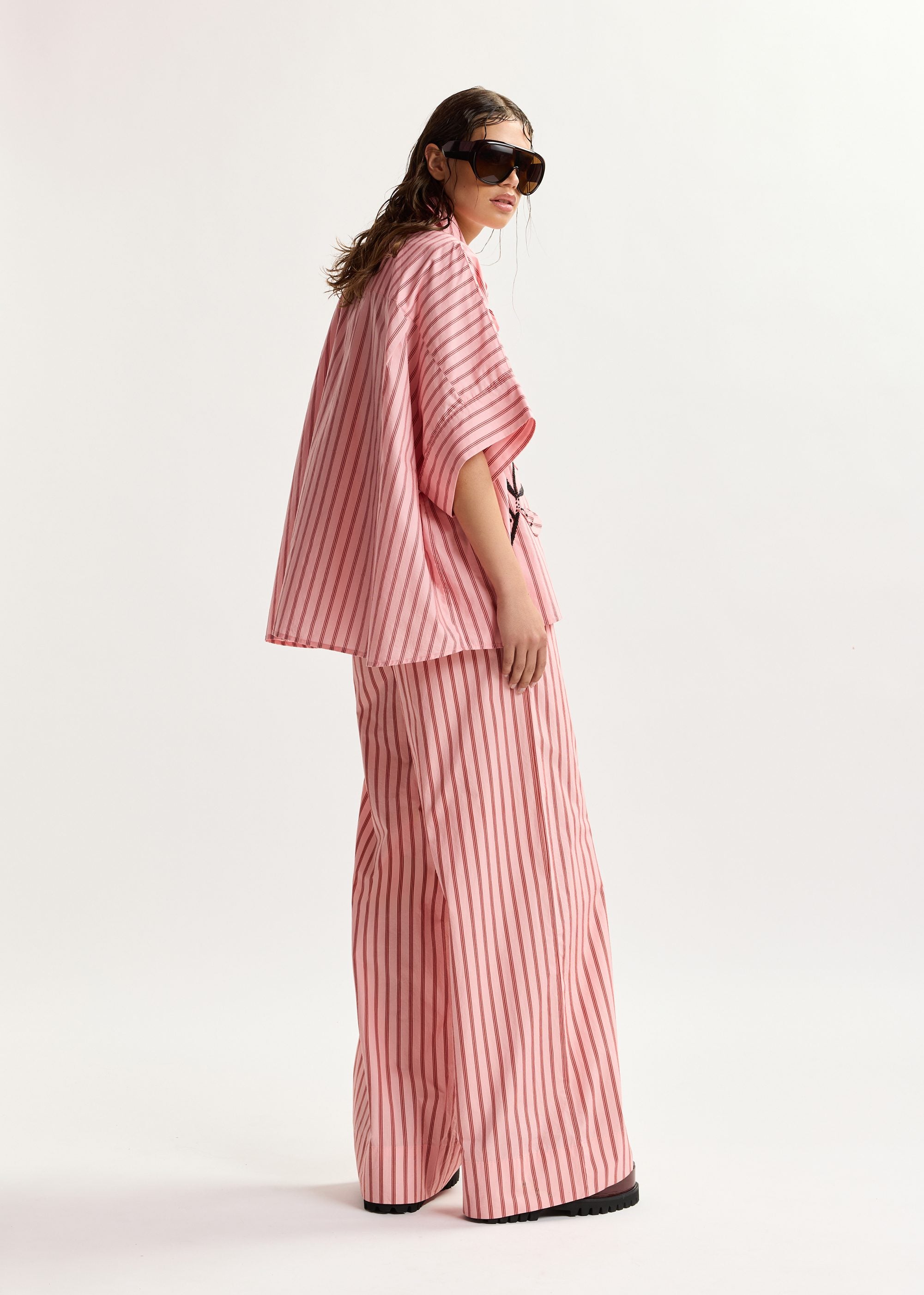 Jouise Pants Pink Red