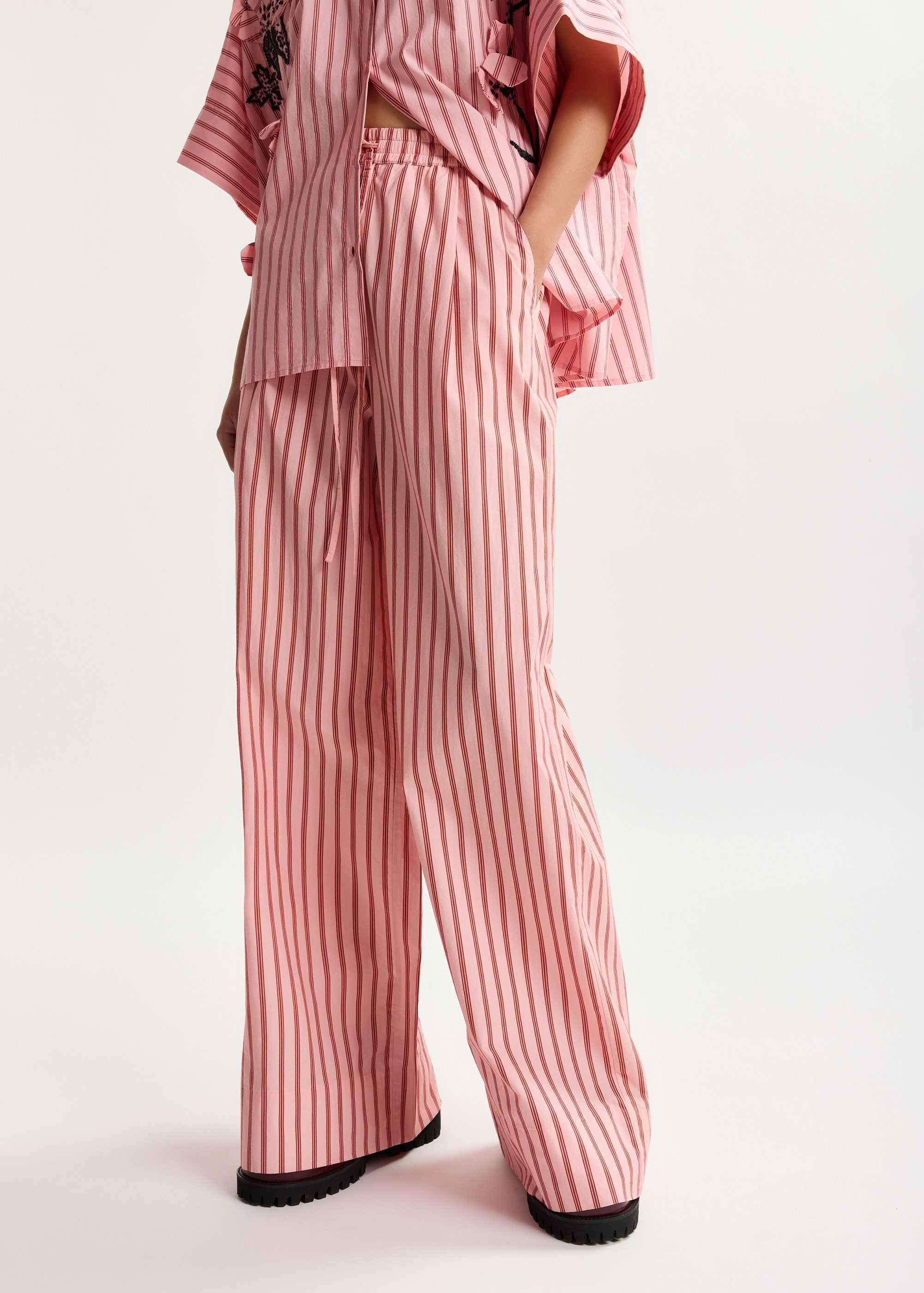Jouise Pants Pink Red