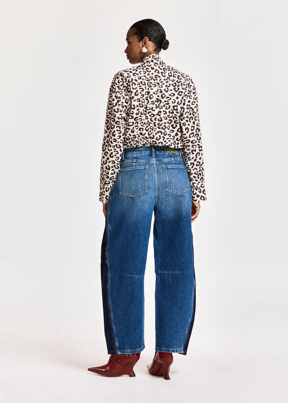 Khaleesi Shirt Brown Leopard