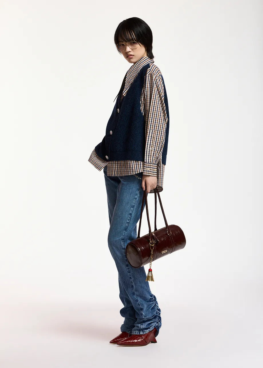 Kute Vest Shirt Navy