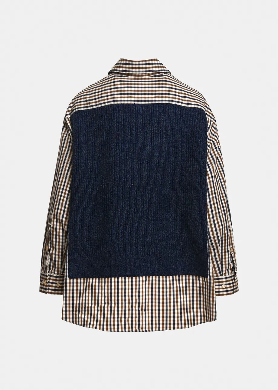 Kute Vest Shirt Navy