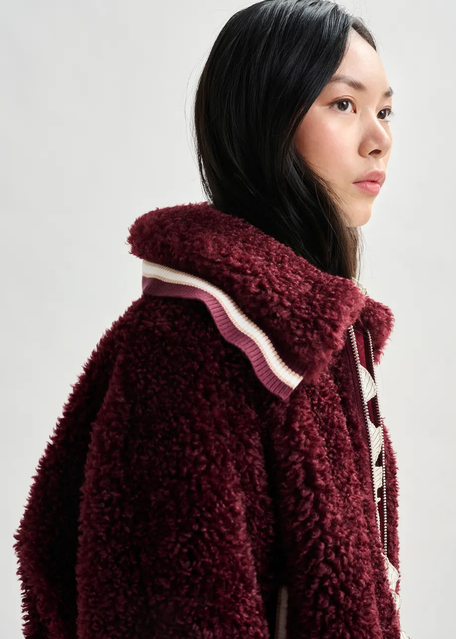 Iwill Jacket Burgundy White