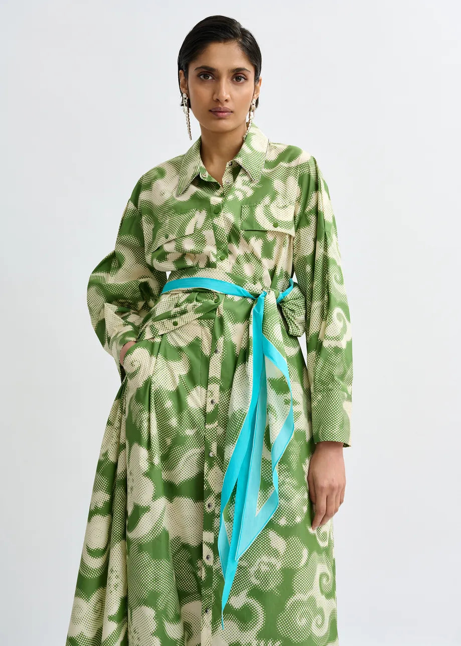 Jarf Scarf Beige Green