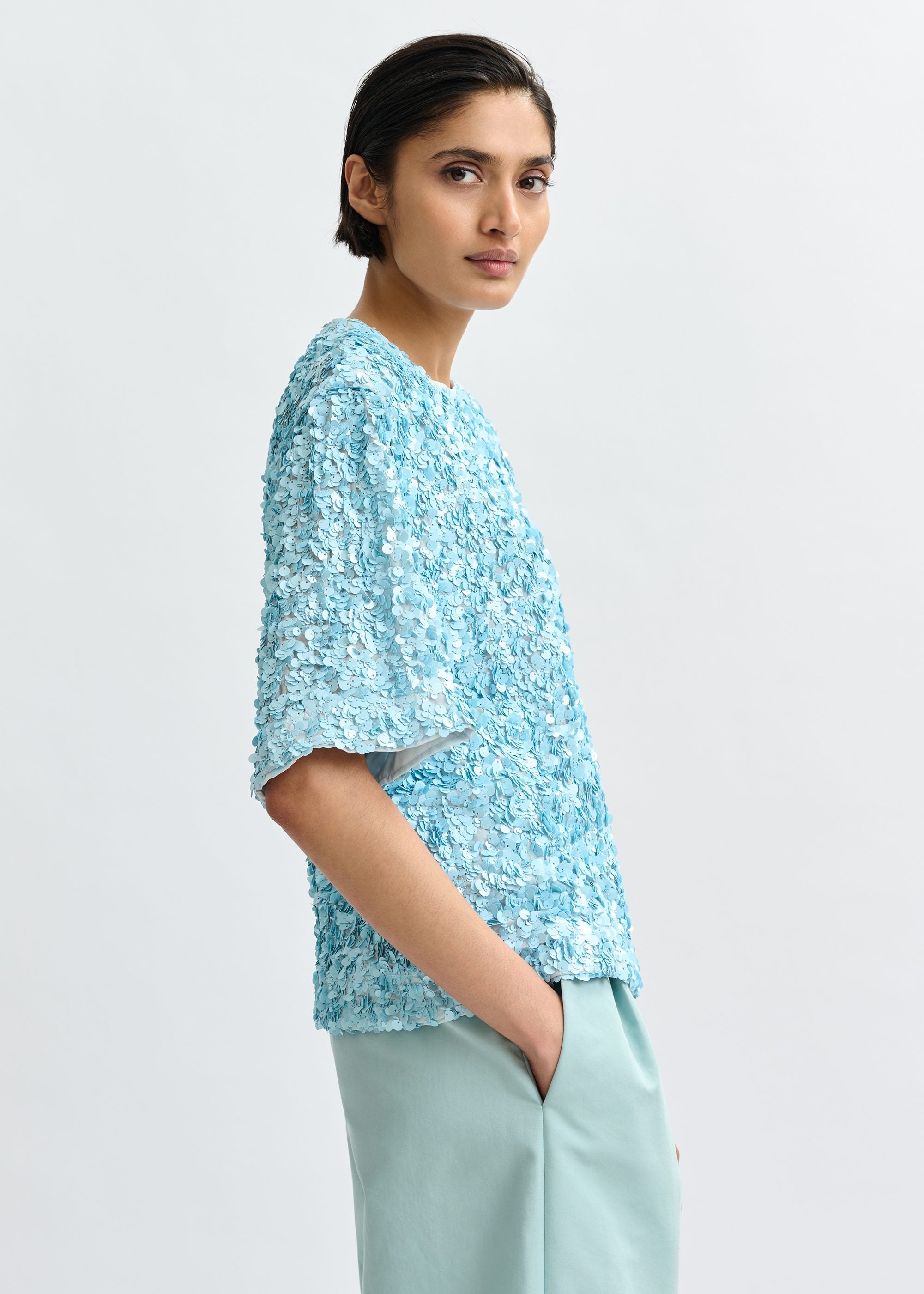 Juli Top Light Blue