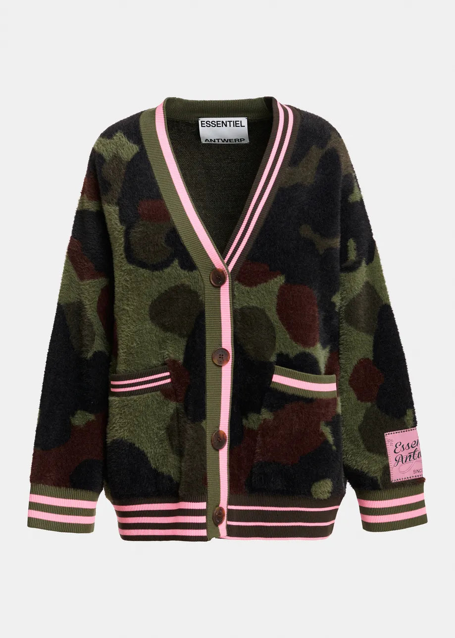 Kamoo Cardigan Khaki Brown