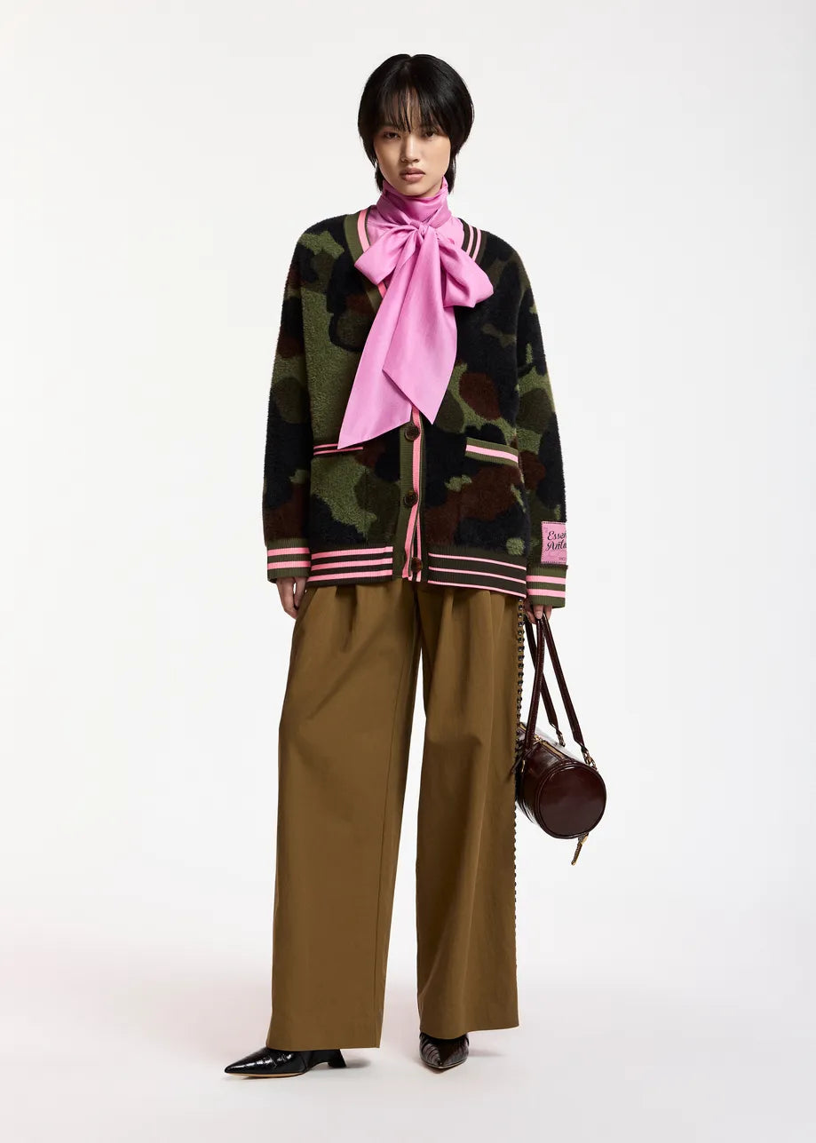 Kamoo Cardigan Khaki Brown