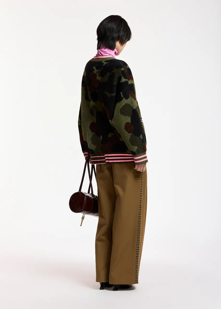 Kamoo Cardigan Khaki Brown