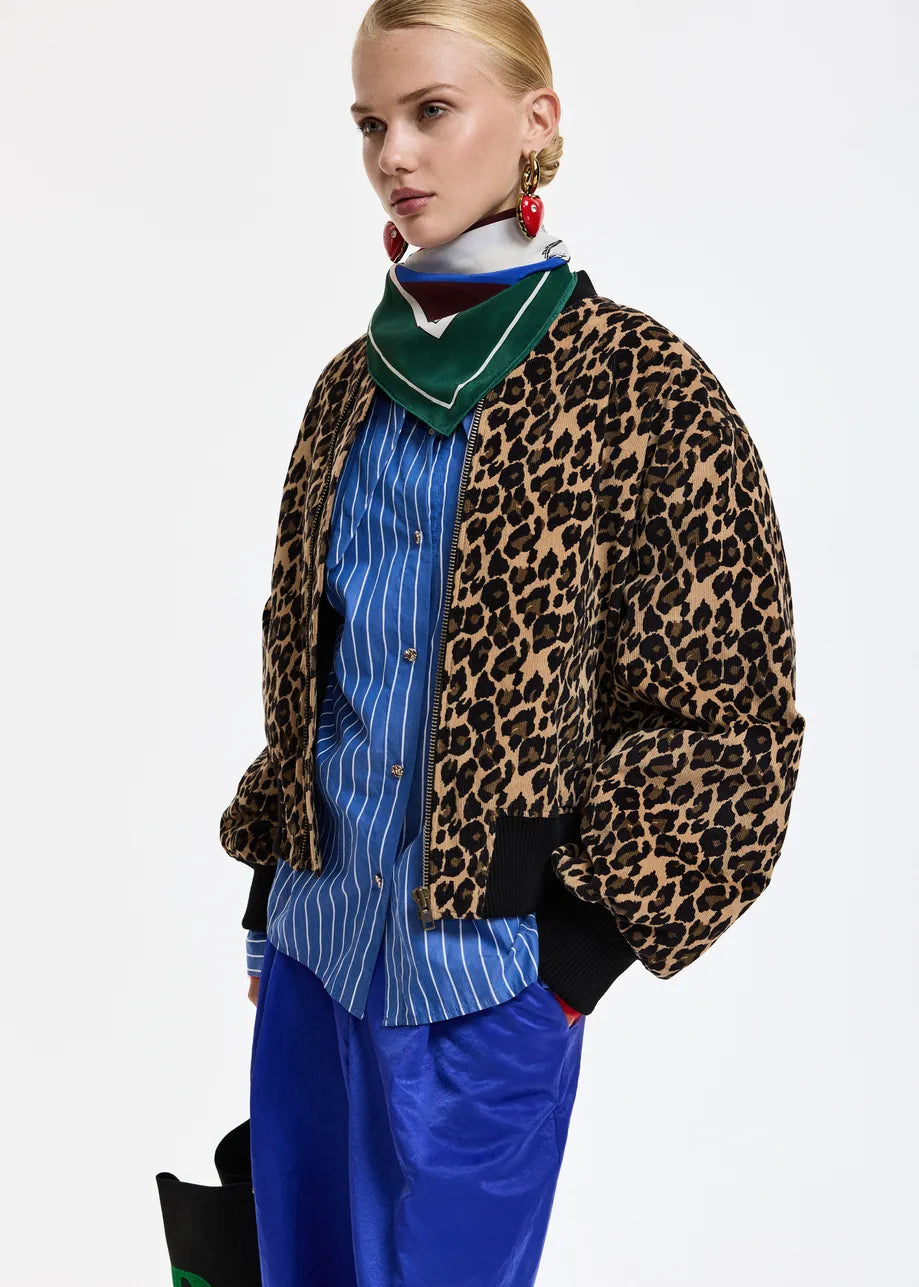 Kasenembo Bomber Jacket Brown