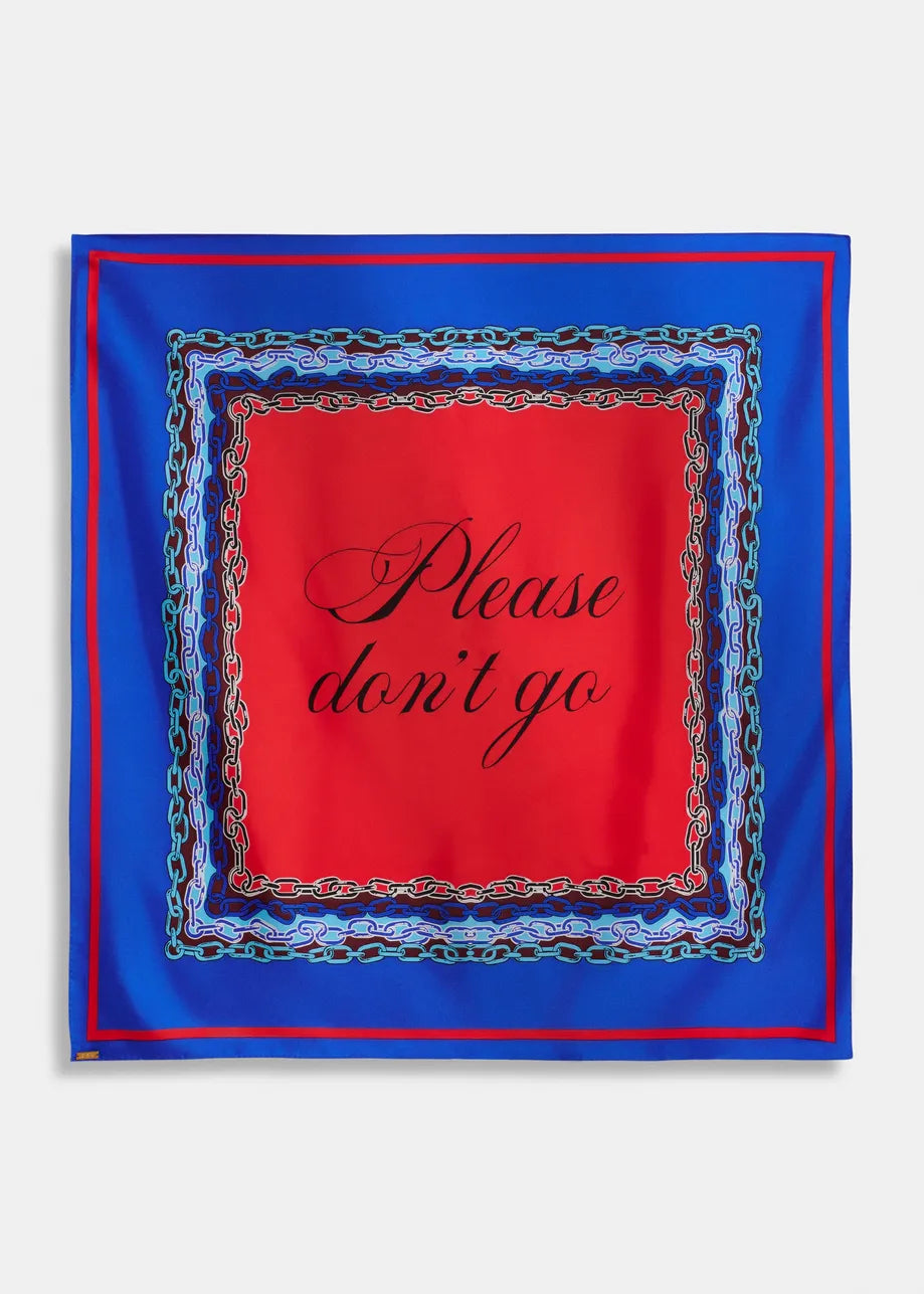 Klassik Scarf Blue Red Black