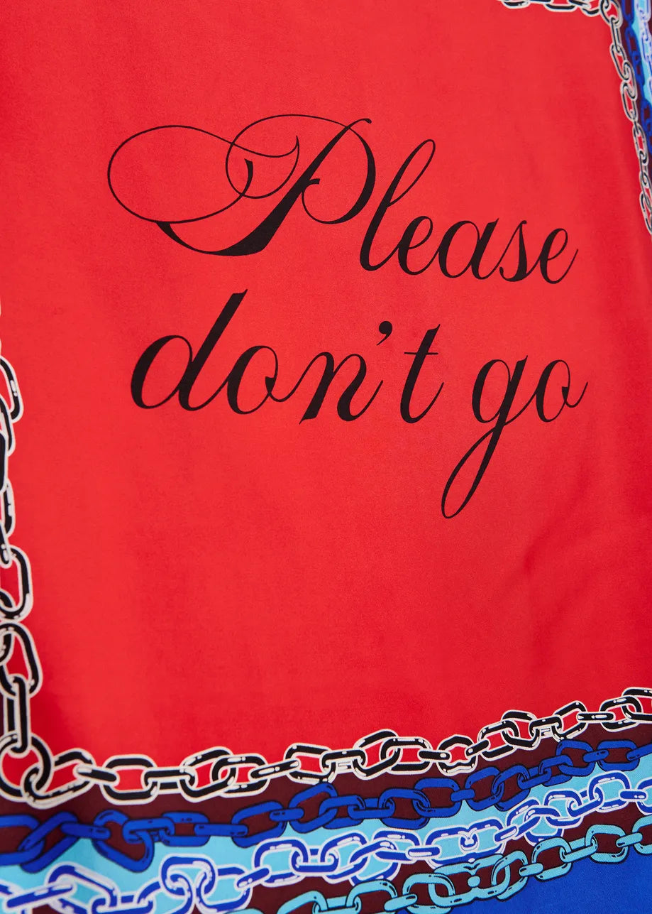 Klassik Scarf Blue Red Black