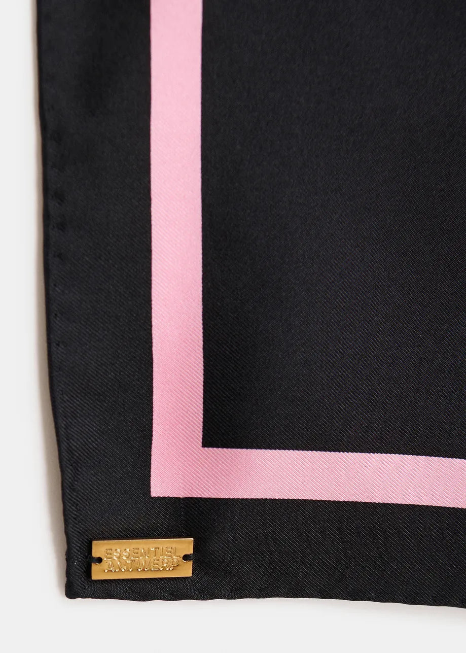Klassik Scarf Black Ochre Green