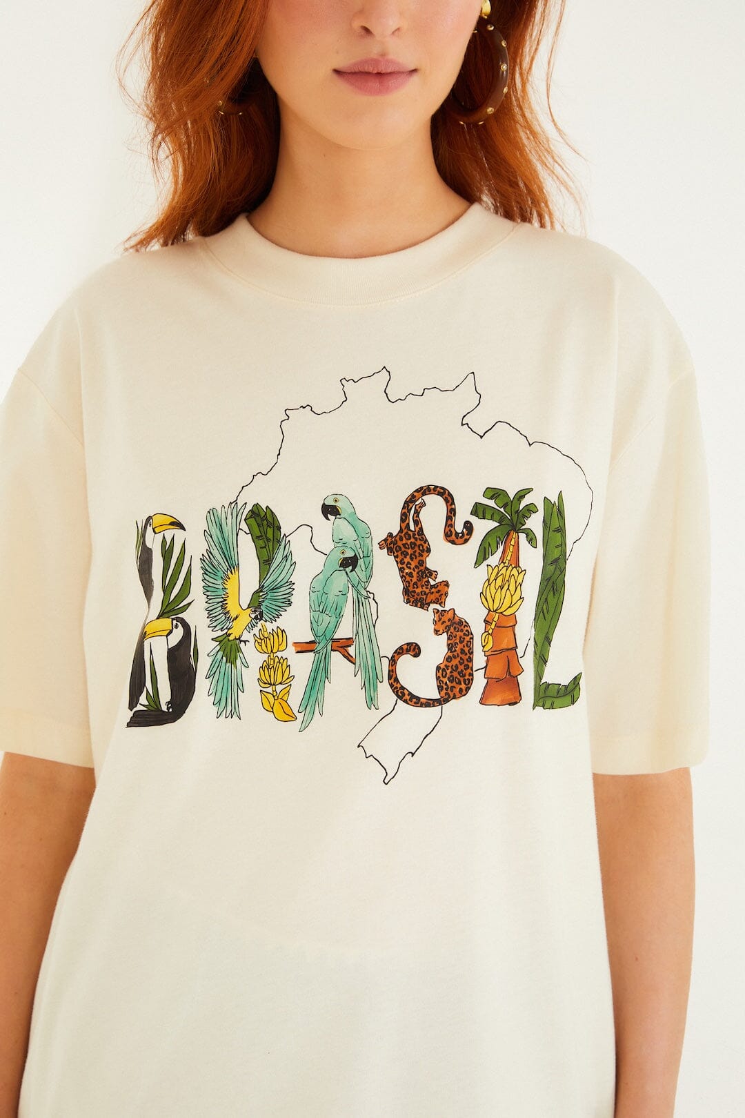 Brasil T-Shirt Off white