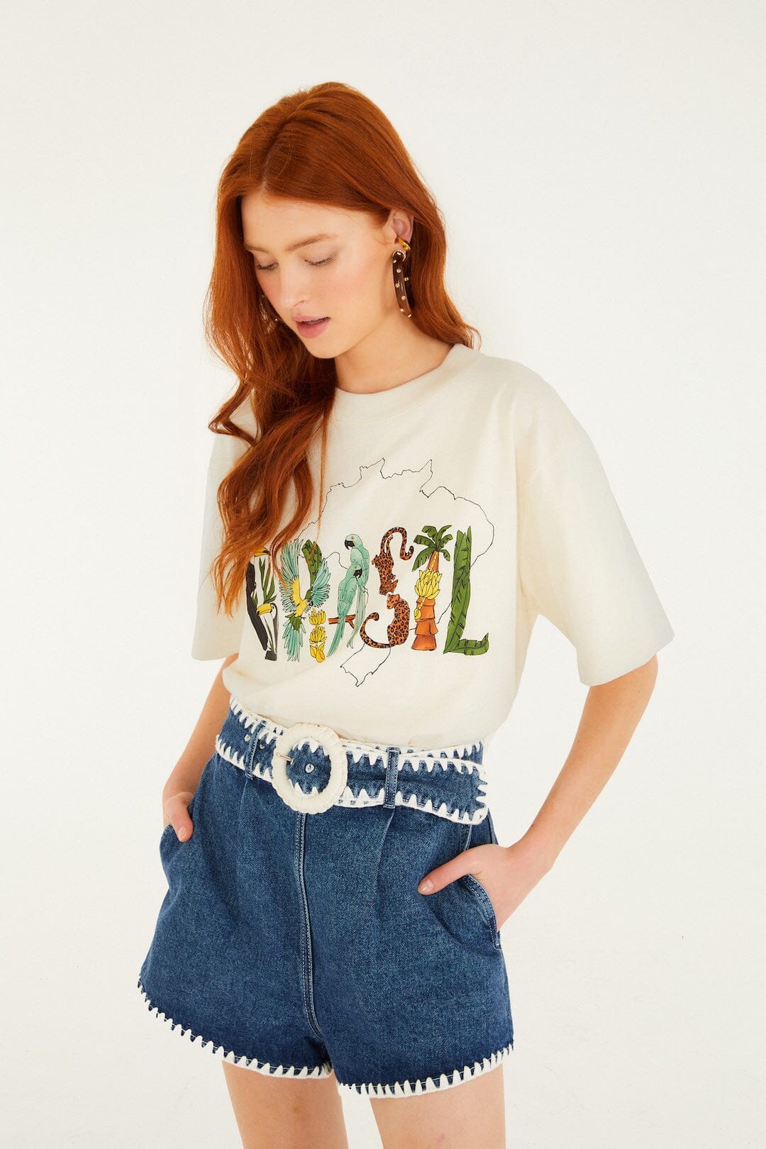 Brasil T-Shirt Off white