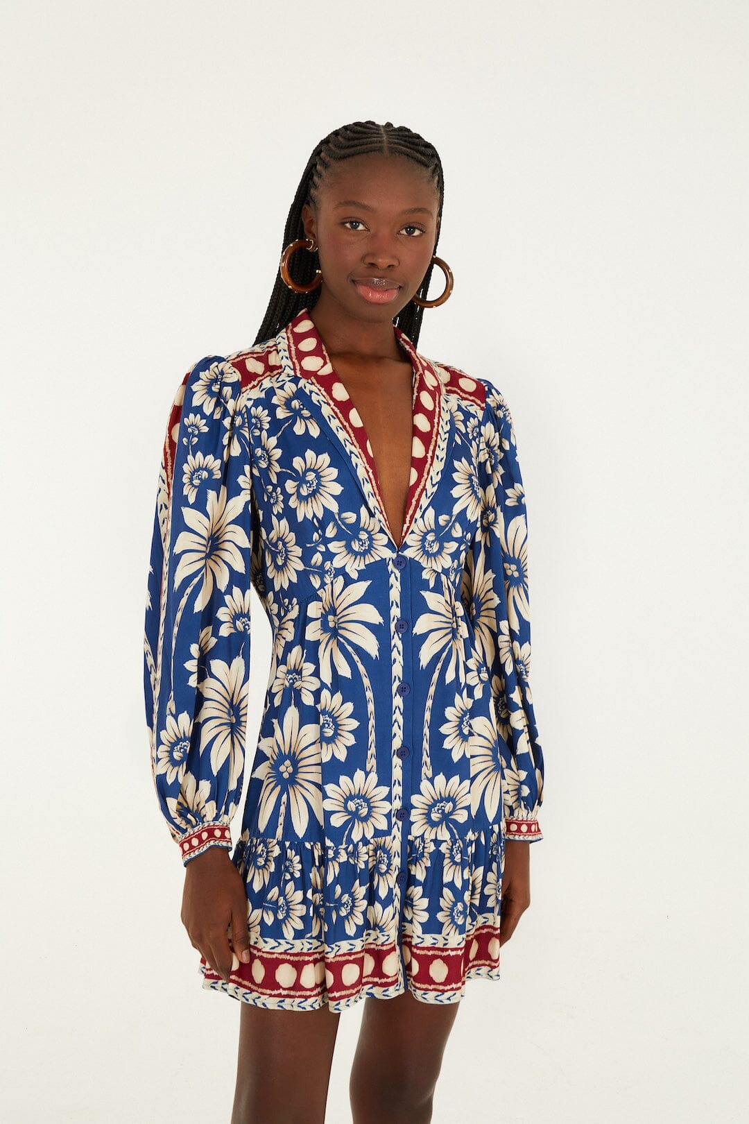 Luna Mini Dress Blue