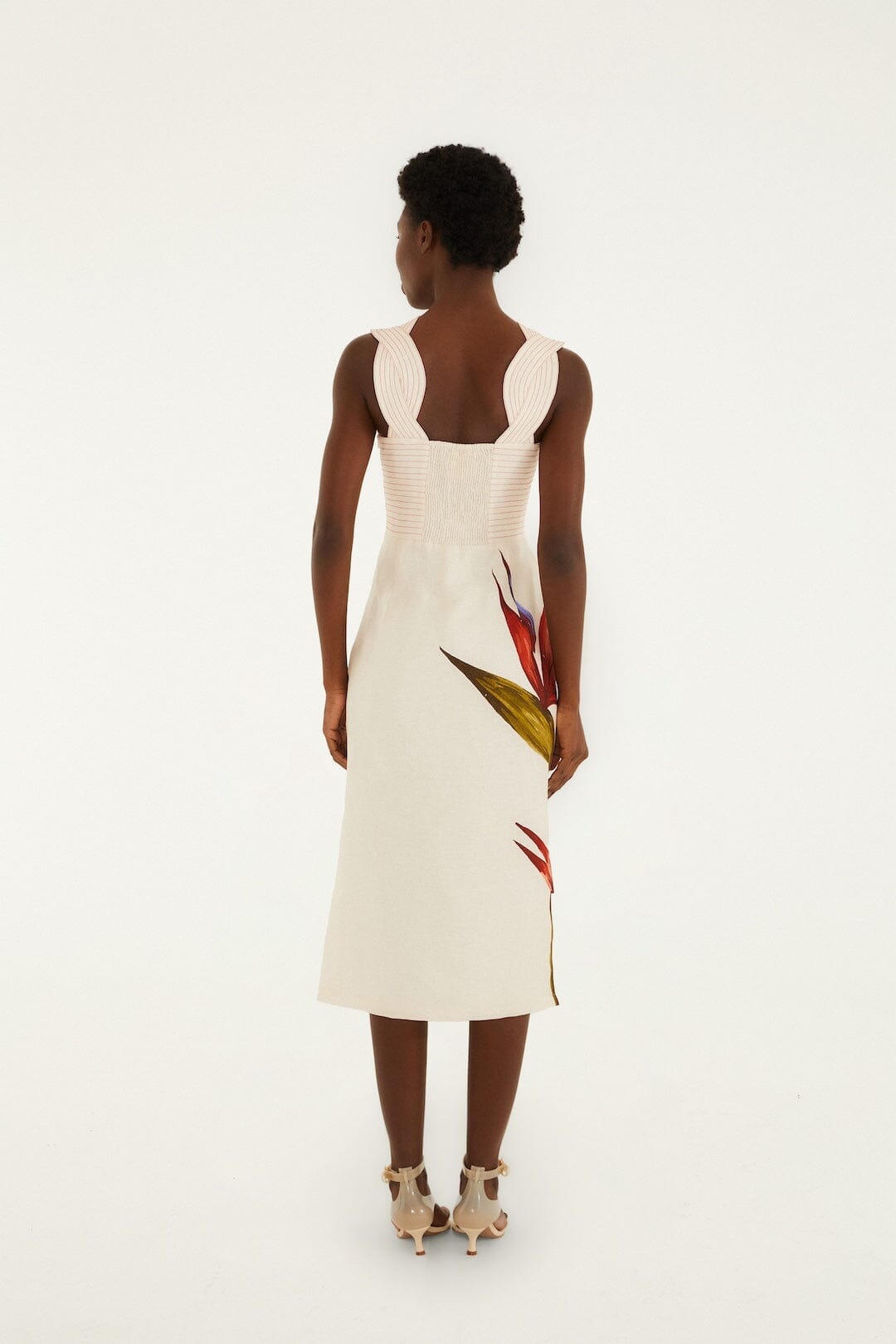 Strelitzia Midi Dress Sand