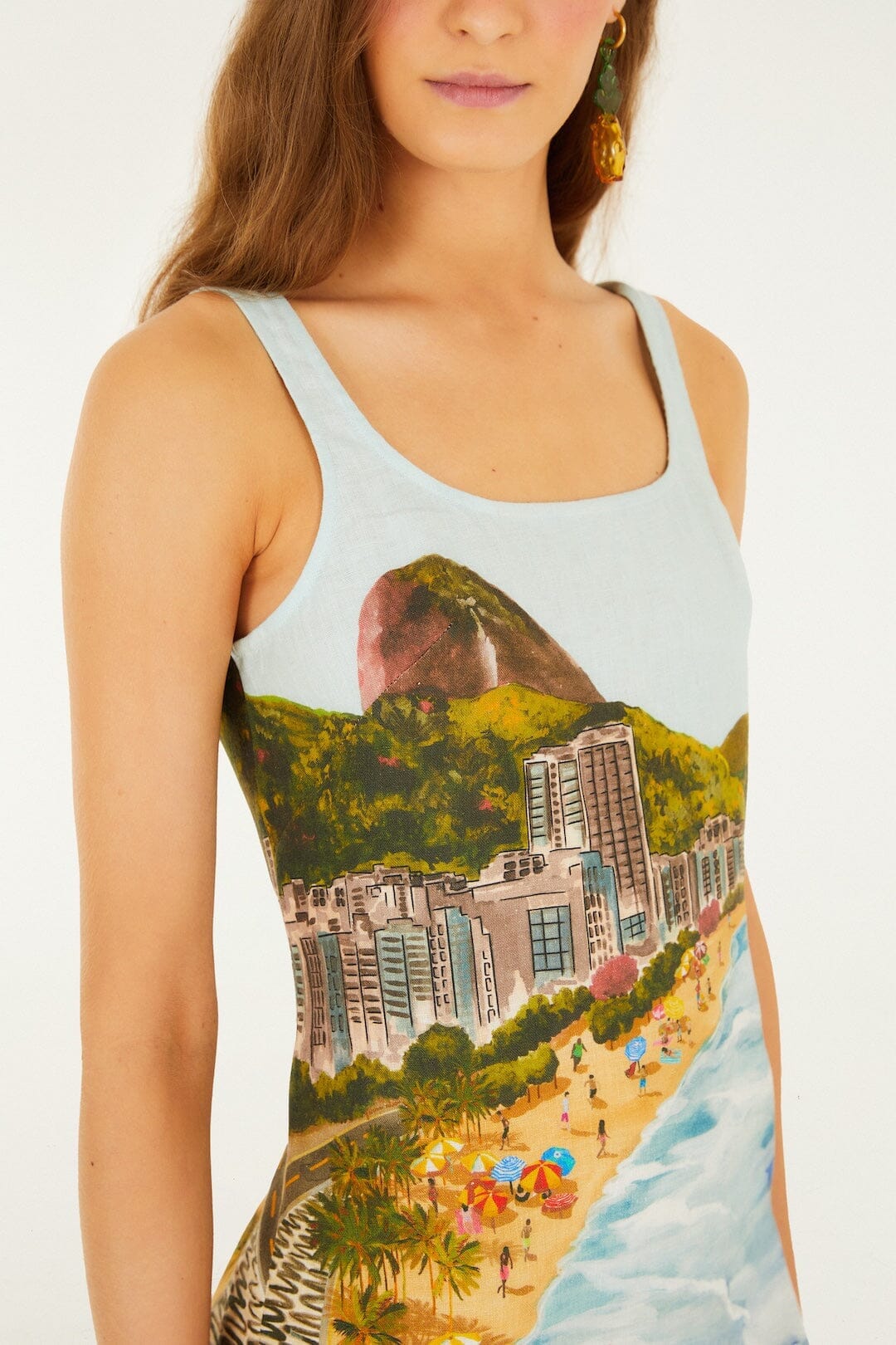 Copacabana Beach Mini Dress Multicolor