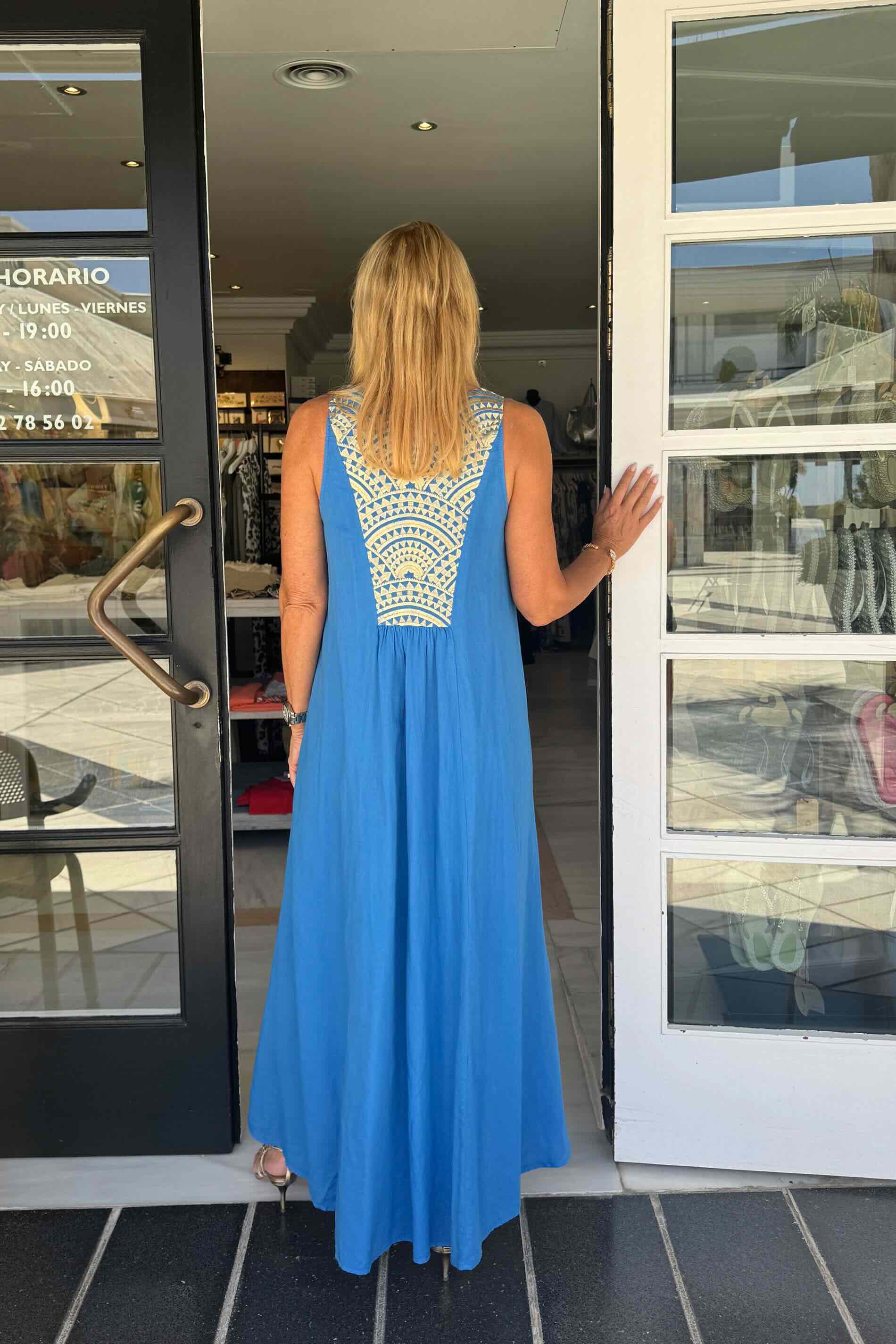 Triangle Long Dress Greco