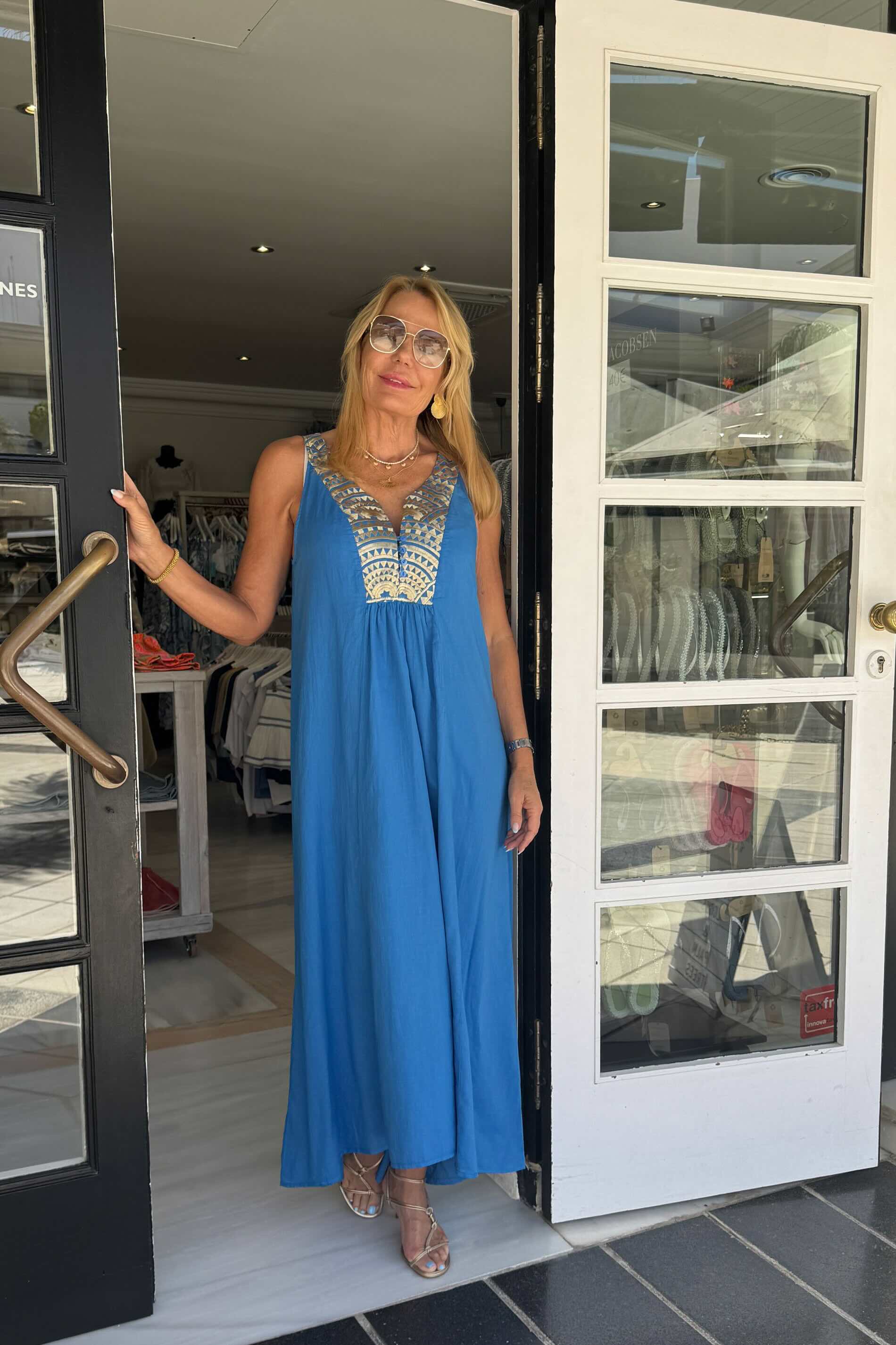 Triangle Long Dress Greco