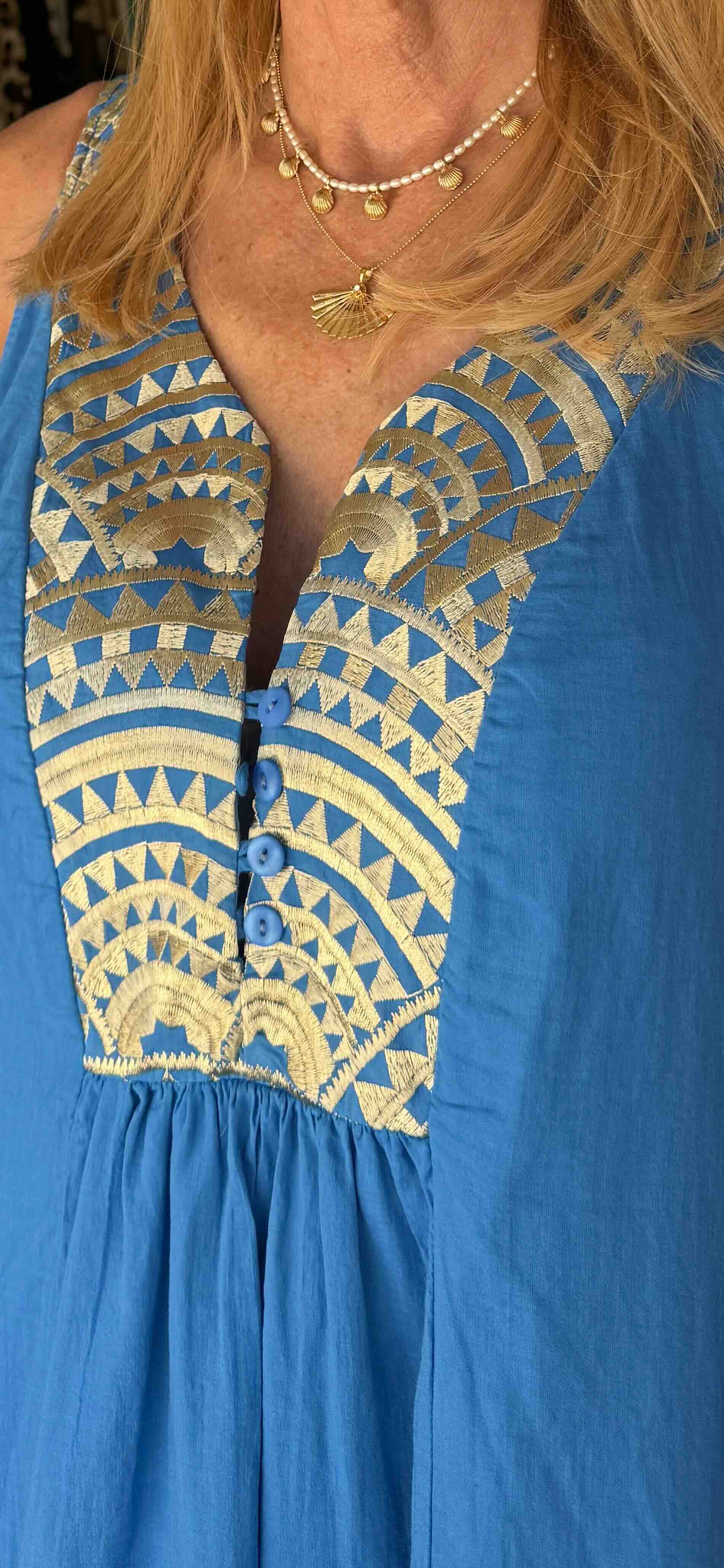 Triangle Long Dress Greco