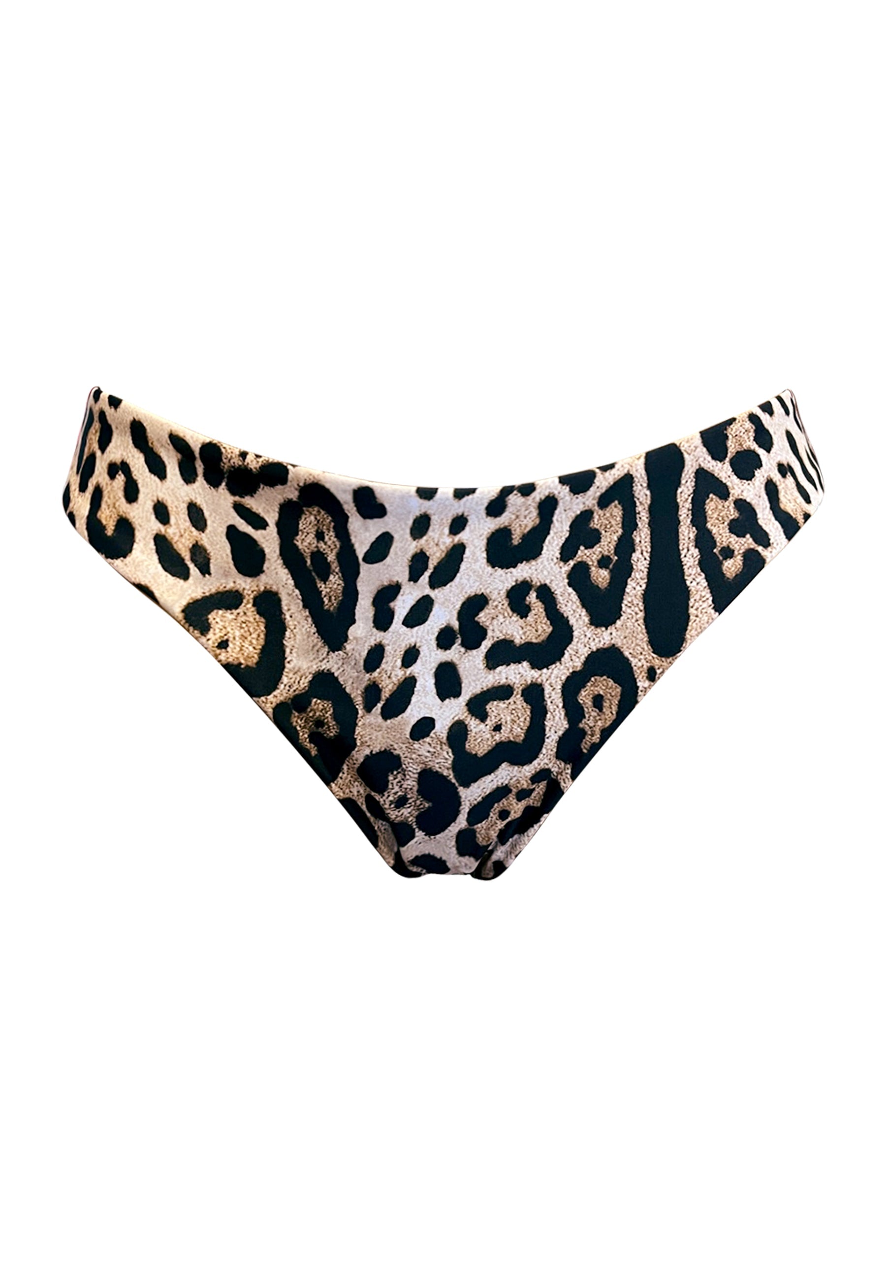 Cheetah Bikini Bandeau + Hipster