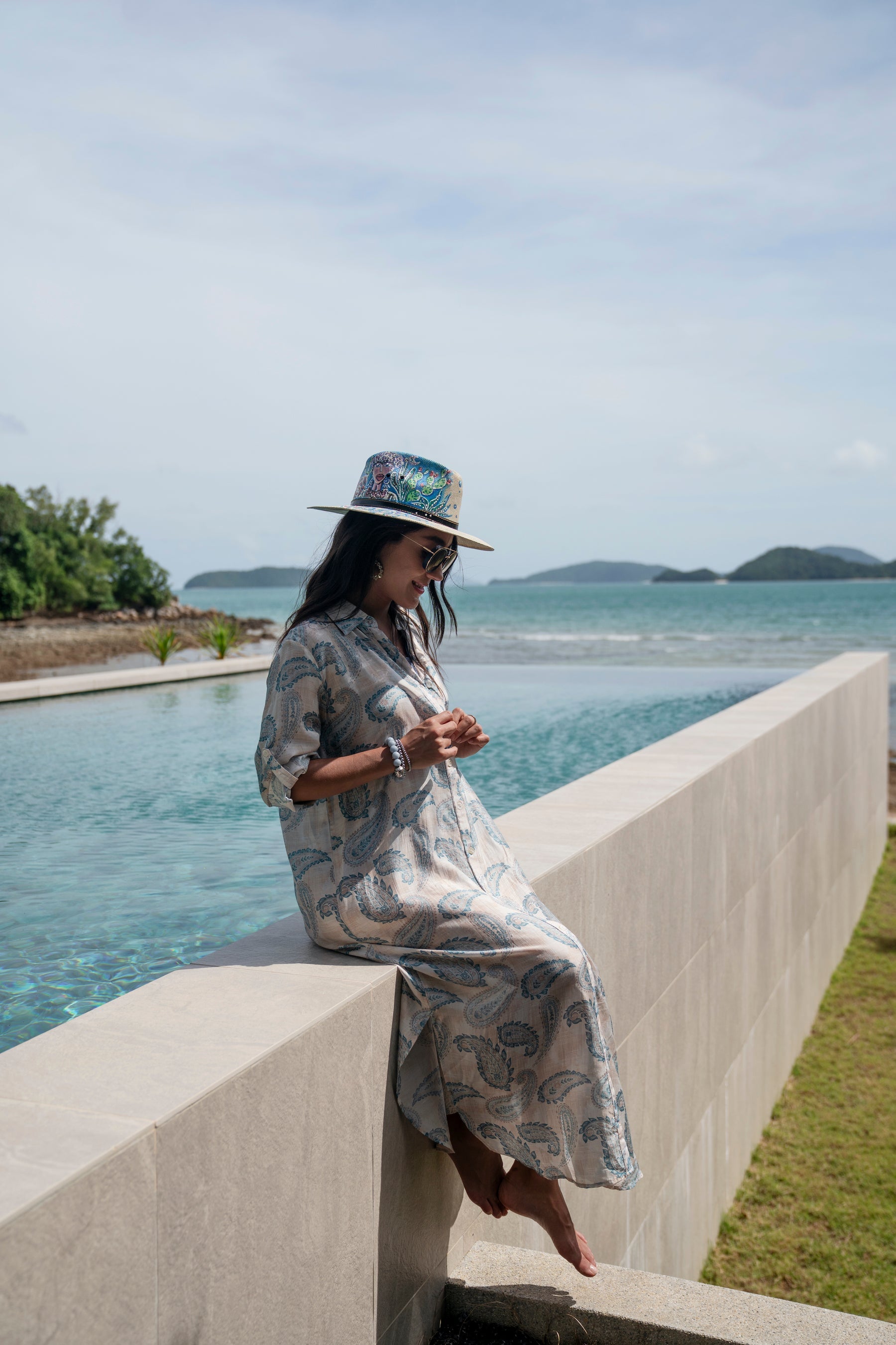 Misty Shirt Dress Blue Miracle