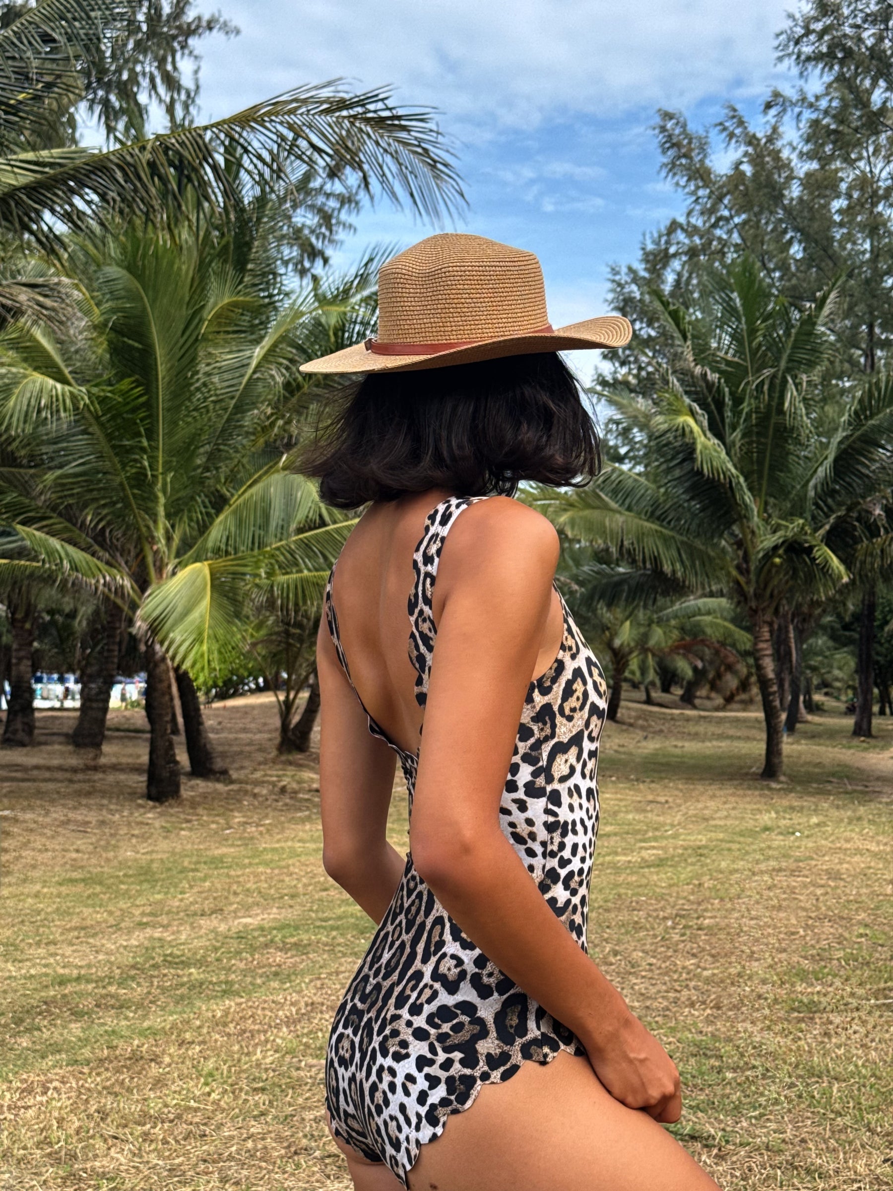 Venus Tank Swimsuit Cheetah