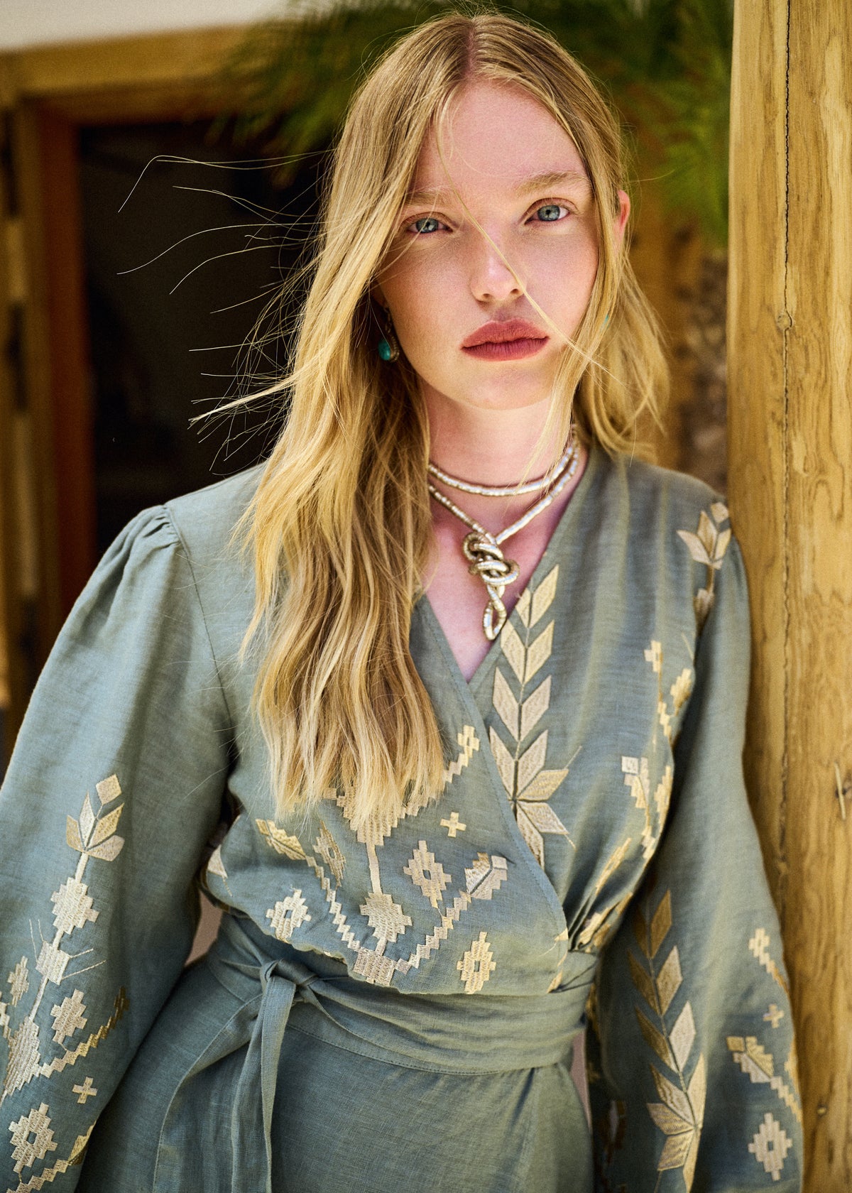 IOS Dress Sage Gold