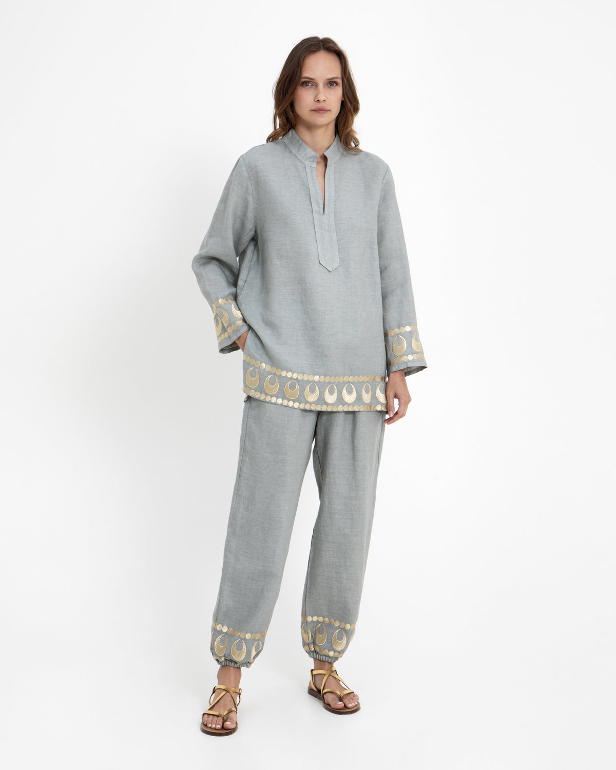 Selene Pants Stone Gold