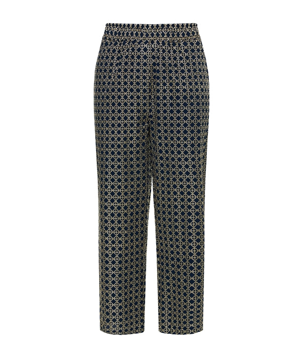 Cross Pants Navy Gold