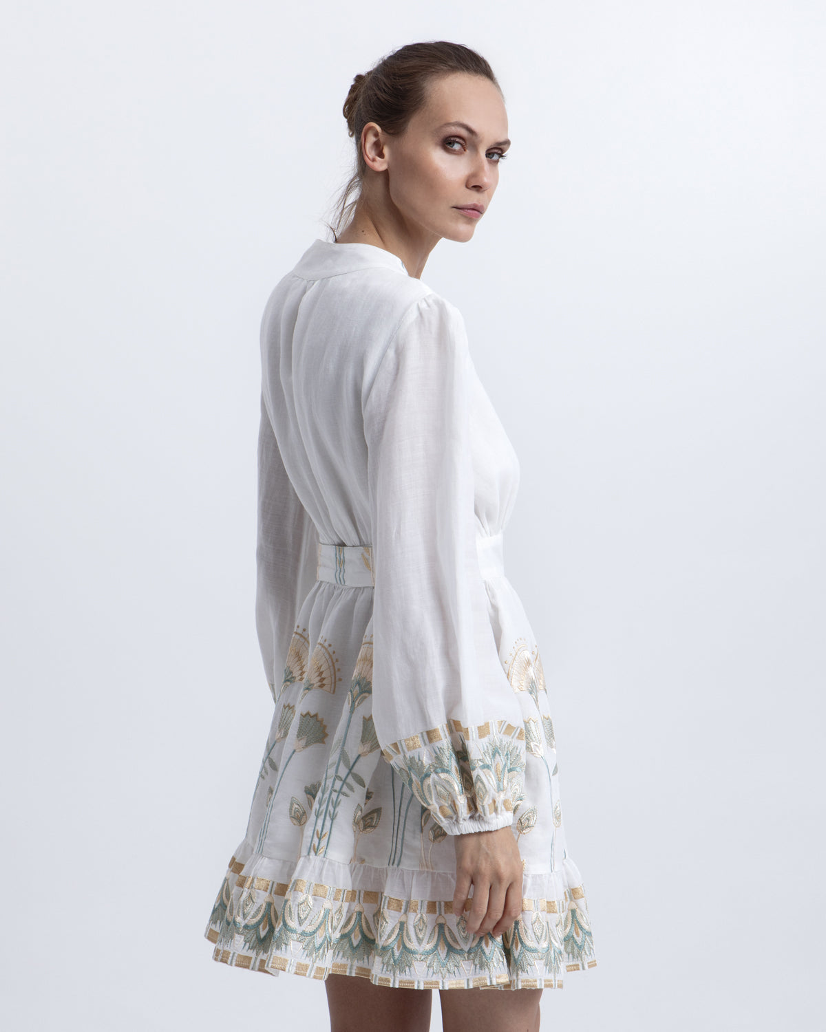 Papyrus Dress White Multicolor