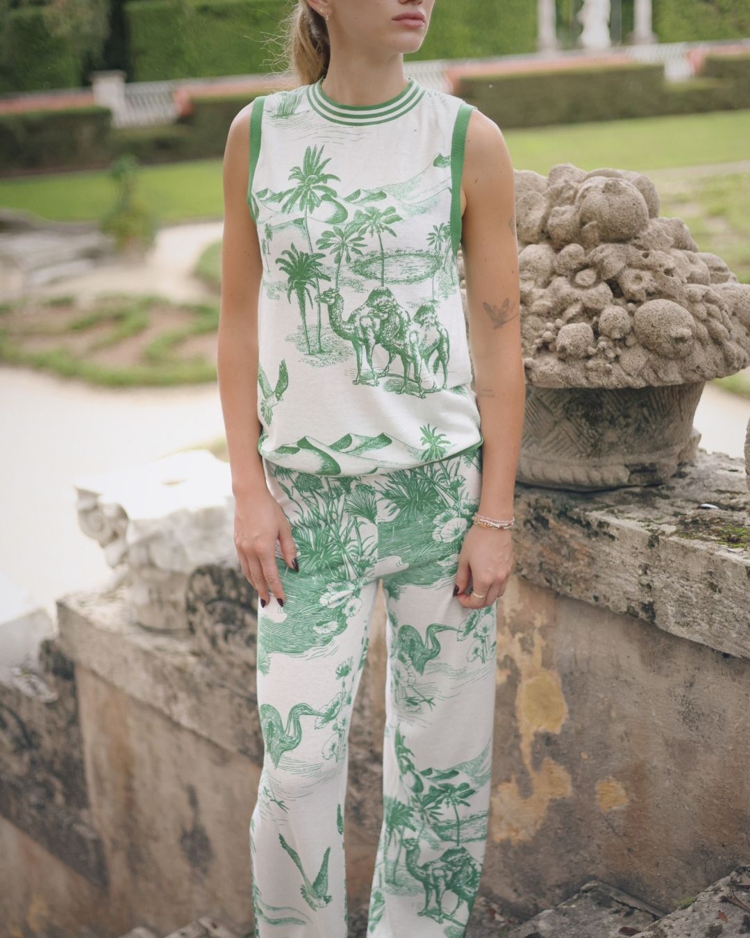 Mystic Top Desert Green
