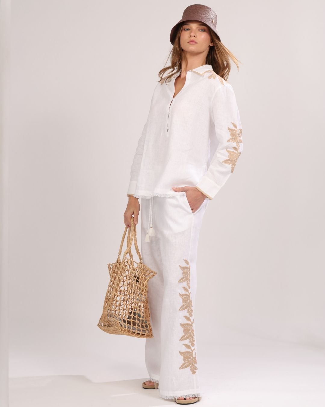Fragola Pants White