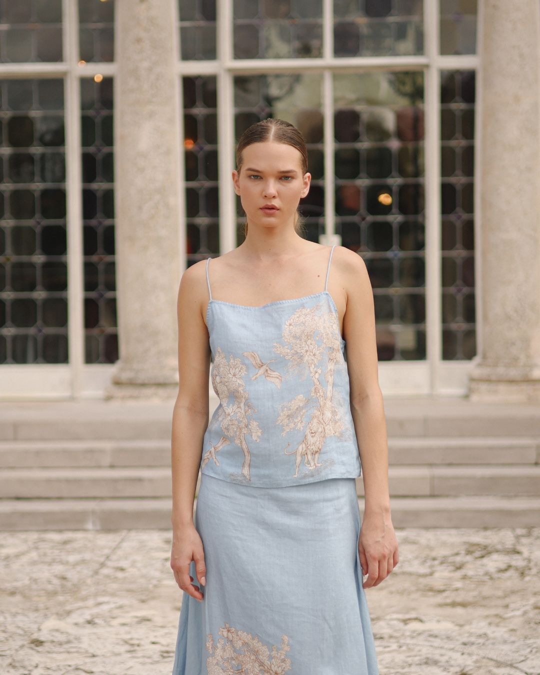 Africa Top Light Blue