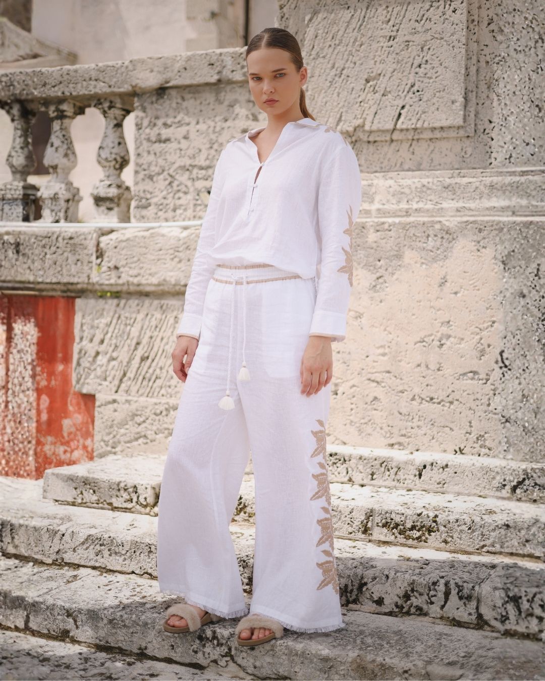 Fragola Pants White