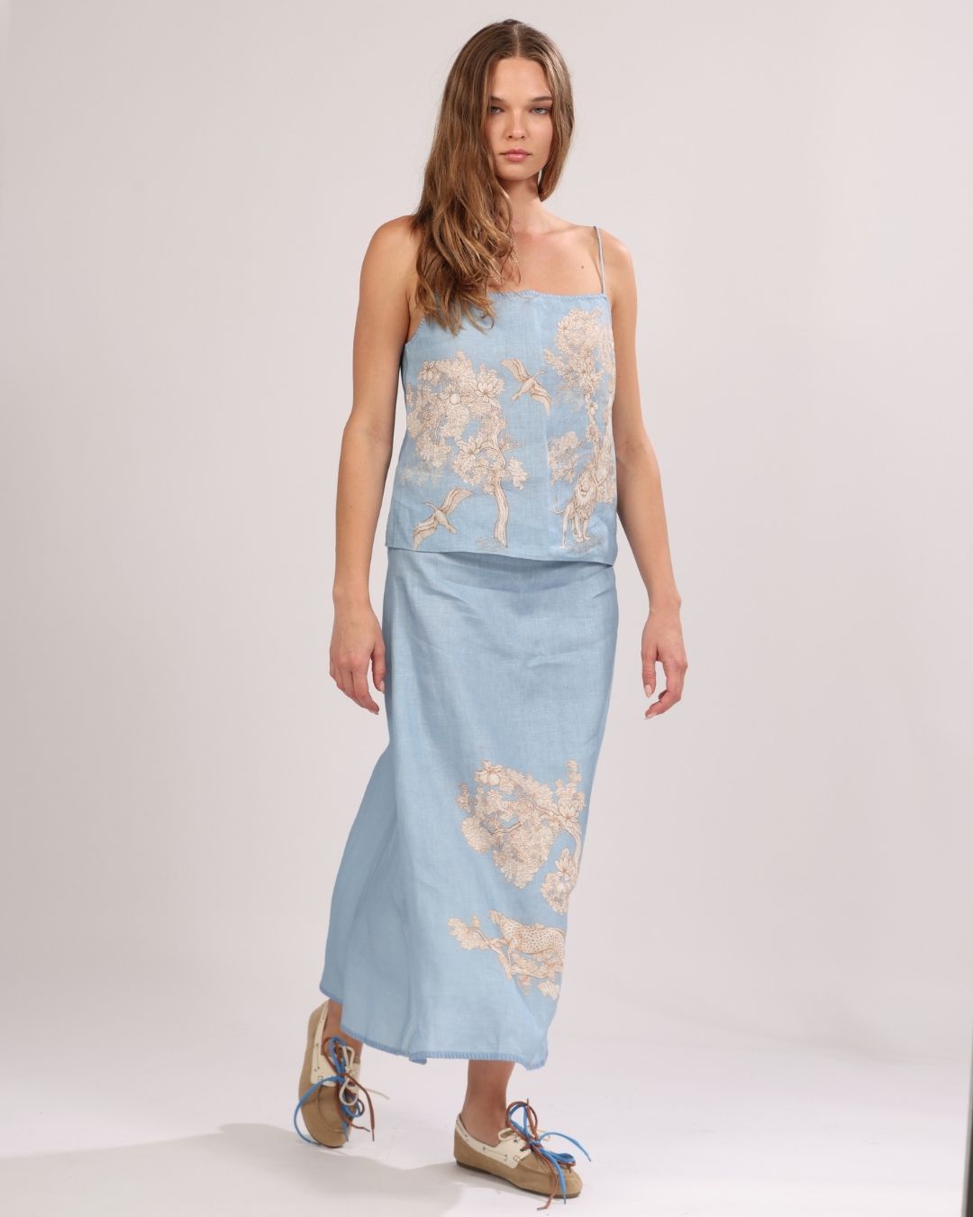 Africa Top Light Blue
