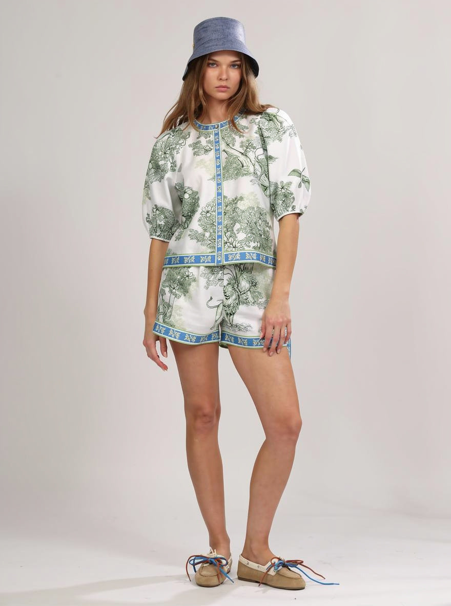 Africa Shorts Green