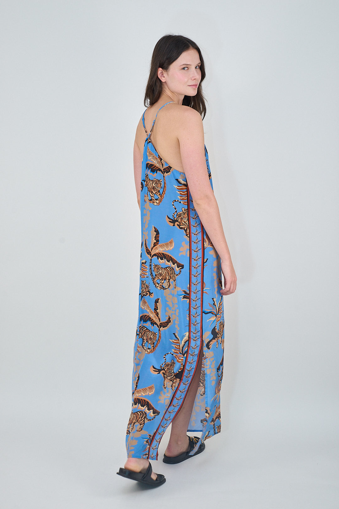 Bali Tiger Dress Ocean