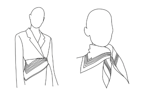 Zodiac Scarf Aquarius